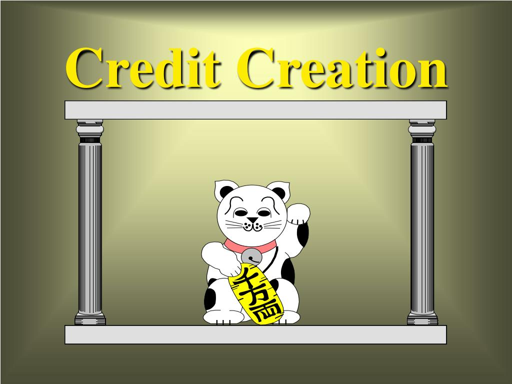 Diagram illustrating the credit-creation phase of a financial bubble