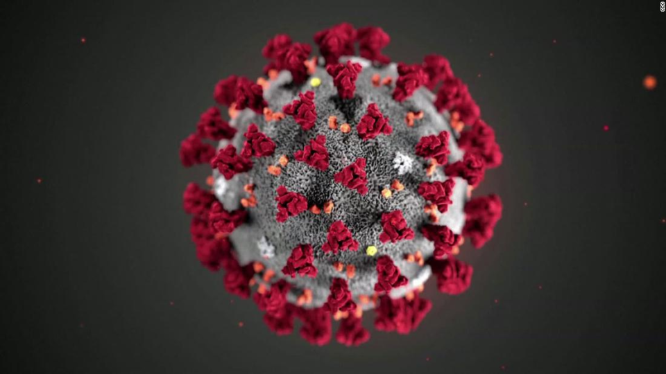 Illustration of the SARS-CoV-2 (Covid-19) virus, the trigger for the 2020 market panic